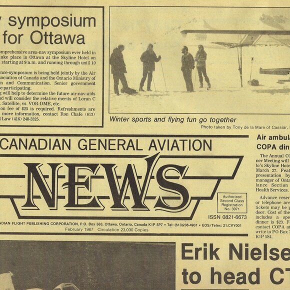 Canadian General Aviation News Papers 1986/87 - Set of 7 - Picture 3 of 9